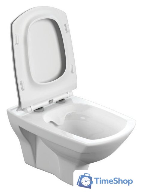 Унитаз подвесной Cersanit Carina New Clean On S-MZ-CARINA-XL-COn-S-DL-w - Изображение №7 — Интернет-магазин Time-Shop