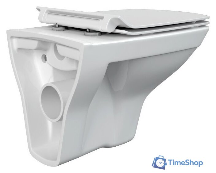 Унитаз подвесной Cersanit Carina New Clean On S-MZ-CARINA-XL-COn-S-DL-w - Изображение №6 — Интернет-магазин Time-Shop