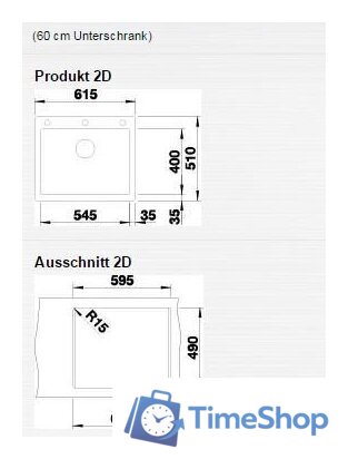 Кухонная мойка Blanco Pleon 6 Coloured Components 527773 (антрацит) - Изображение №4 — Интернет-магазин Time-Shop