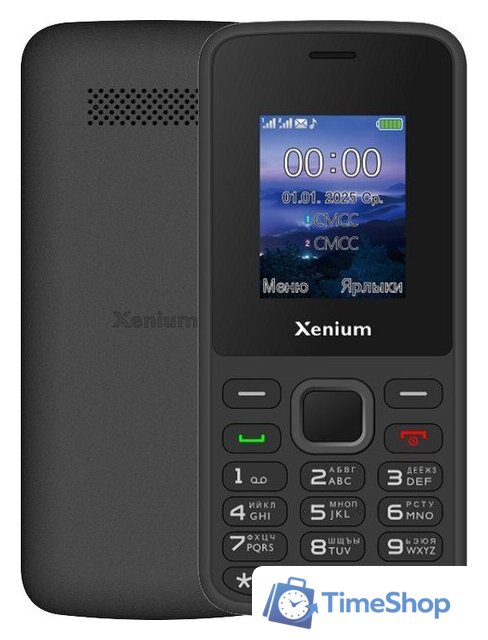 Кнопочный телефон Xenium X175 (черный) - Изображение №1 — Интернет-магазин Time-Shop