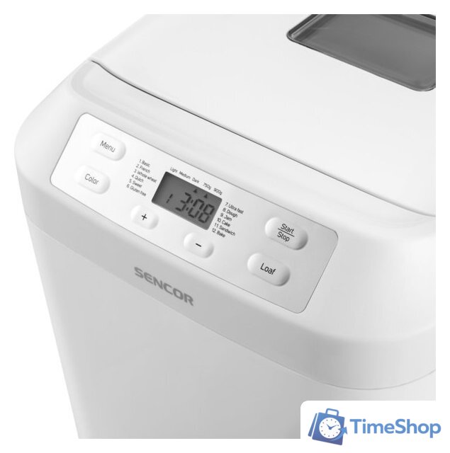 Хлебопечка Sencor SBR 1040WH - Изображение №6 — Интернет-магазин Time-Shop