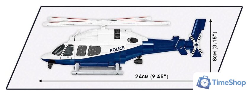 Конструктор Cobi Action Town Bell 429 Police - Изображение №7 — Интернет-магазин Time-Shop