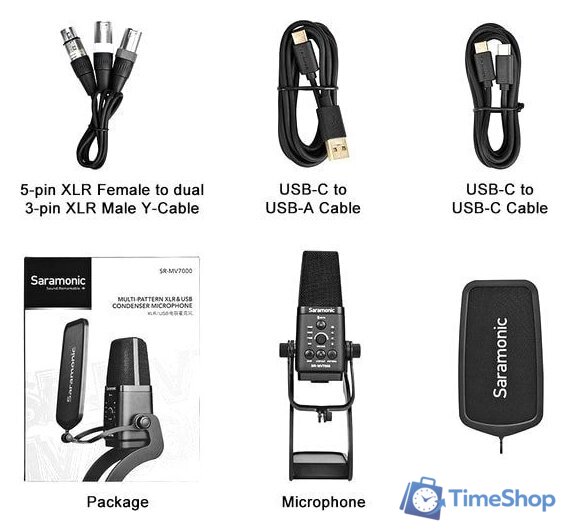 Проводной микрофон Saramonic SR-MV7000 - Изображение №3 — Интернет-магазин Time-Shop