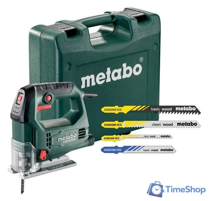 Электролобзик Metabo STEB 65 Quick Set 690920000 (кейс) - Изображение №1 — Интернет-магазин Time-Shop