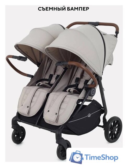 Коляска прогулочная «книга» Rant Twinny RA151 2025 (milk coffee) - Изображение №5 — Интернет-магазин Time-Shop
