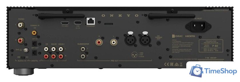 Предварительный усилитель Onkyo P-80 (черный) - Изображение №5 — Интернет-магазин Time-Shop
