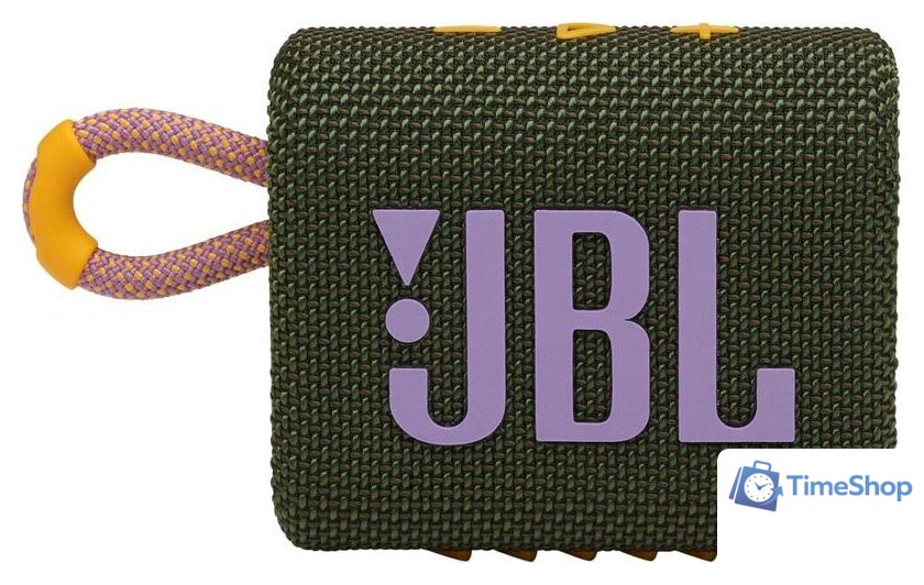 Беспроводная колонка JBL Go 3 (зеленый) - Изображение №2 — Интернет-магазин Time-Shop