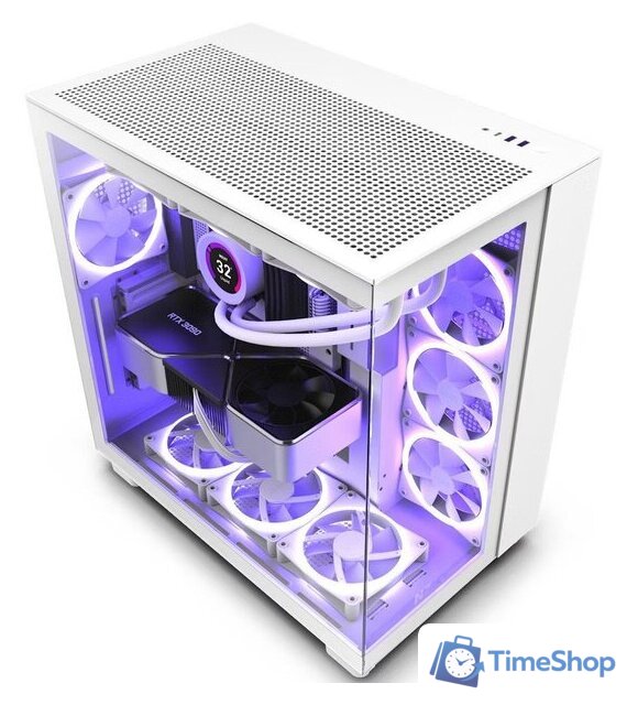 Корпус NZXT H9 Flow CM-H91FW-01 - Изображение №1 — Интернет-магазин Time-Shop