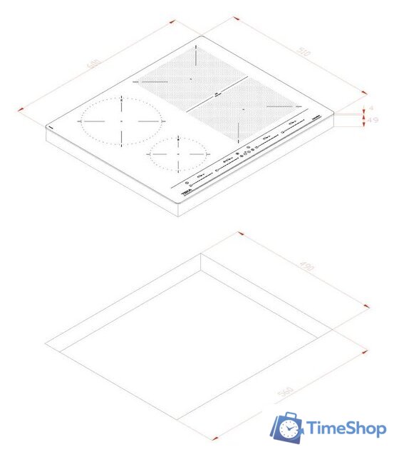 Варочная панель TEKA IZF 64440 BK MSP - Изображение №10 — Интернет-магазин Time-Shop