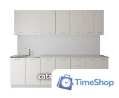 Готовая кухня Артём-Мебель Оля СН-114 без стекла ДСП 2.6м (сосна арктическая) - Изображение №3 — Интернет-магазин Time-Shop