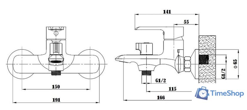 Смеситель Esko Sorrento SR54 - Изображение №2 — Интернет-магазин Time-Shop