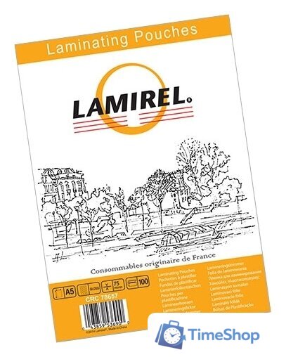 Пленка для ламинирования Lamirel A5, 75 мкм, 100 л LA-78657 - Изображение №1 — Интернет-магазин Time-Shop