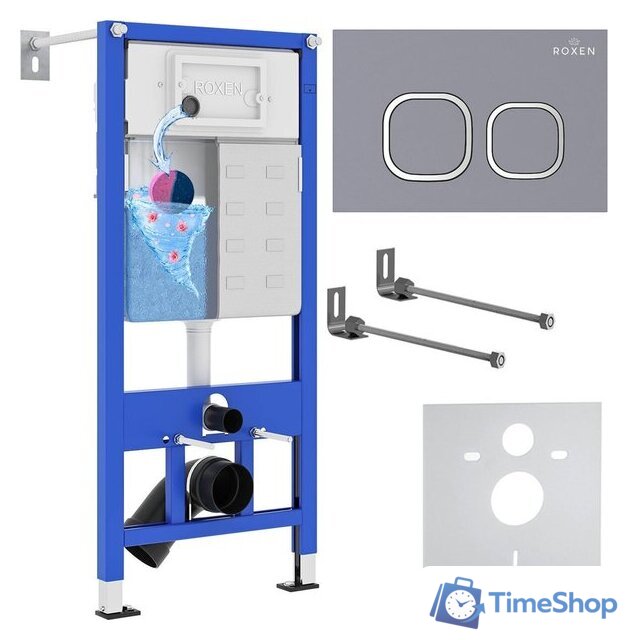 Инсталляция для унитаза Roxen StounFix Dual Fresh 966326 - Изображение №1 — Интернет-магазин Time-Shop