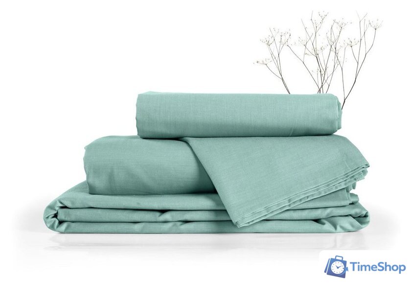 Пододеяльник Нордтекс Verossa 200x220 776133 (Melange Emerald) - Изображение №3 — Интернет-магазин Time-Shop