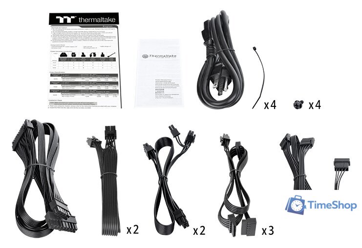 Блок питания Thermaltake Toughpower PF1 750W TT Premium Edition TTP-0750AH2FKP - Изображение №4 — Интернет-магазин Time-Shop