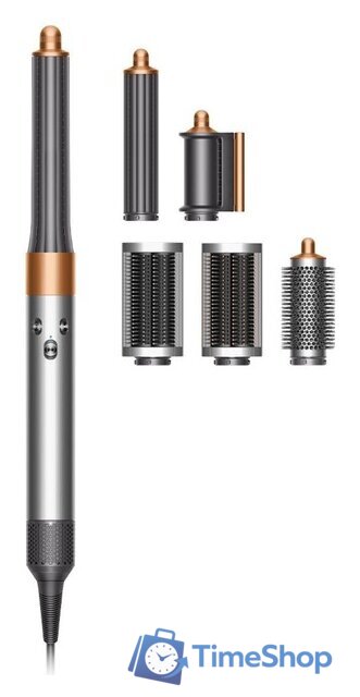 Фен-стайлер Dyson Airwrap Complete Long HS05 (с переходником на евровилку, никель/медный) - Изображение №1 — Интернет-магазин Time-Shop
