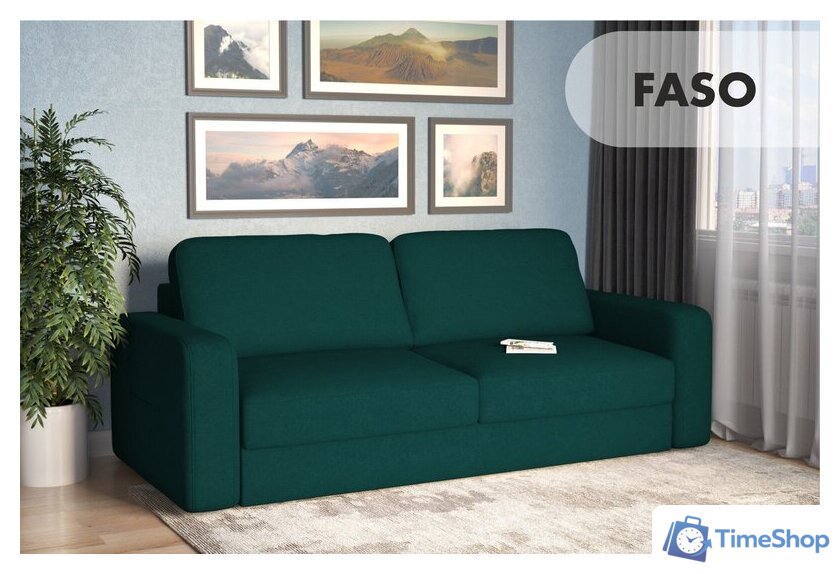 Диван Mio Tesoro Aurora (Velutto 20 бирюзовый) - Изображение №2 — Интернет-магазин Time-Shop