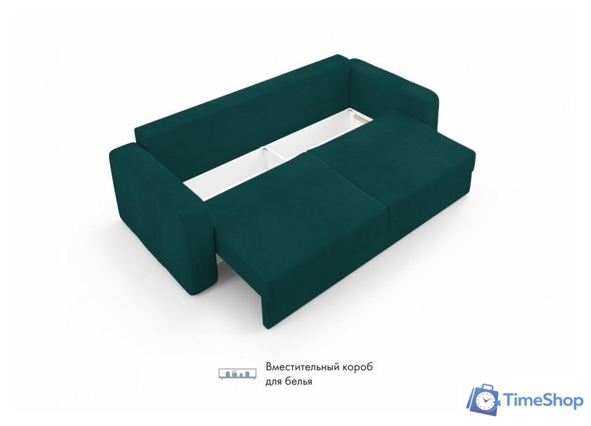 Диван Mio Tesoro Aurora (Velutto 20 бирюзовый) - Изображение №6 — Интернет-магазин Time-Shop