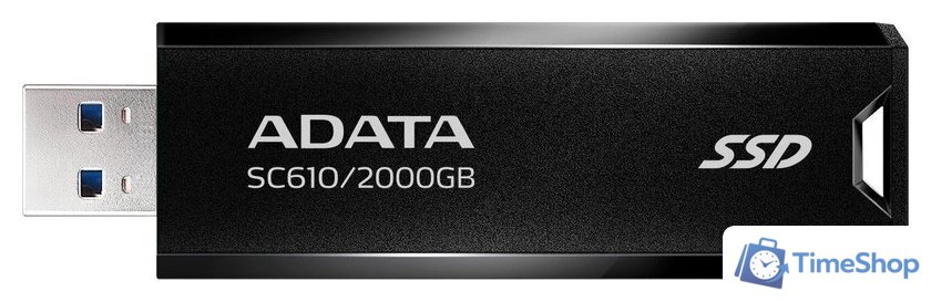 Внешний накопитель ADATA SC610 2TB SC610-2000G-CBK/RD - Изображение №2 — Интернет-магазин Time-Shop