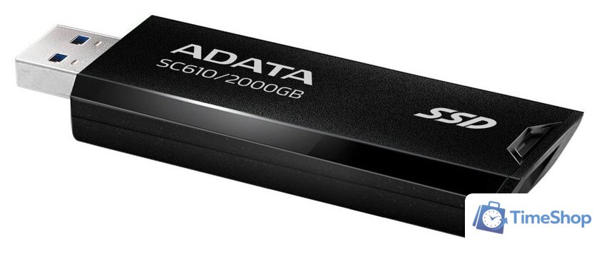 Внешний накопитель ADATA SC610 2TB SC610-2000G-CBK/RD - Изображение №5 — Интернет-магазин Time-Shop