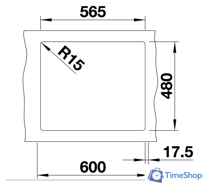 Кухонная мойка Blanco Legra 6 (антрацит) - Изображение №5 — Интернет-магазин Time-Shop