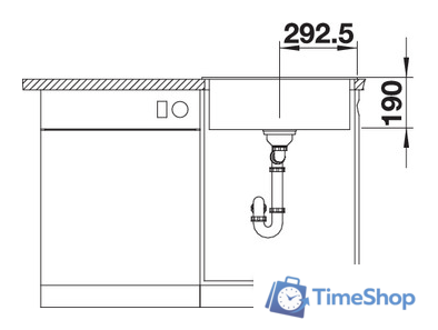 Кухонная мойка Blanco Legra 6 (антрацит) - Изображение №4 — Интернет-магазин Time-Shop