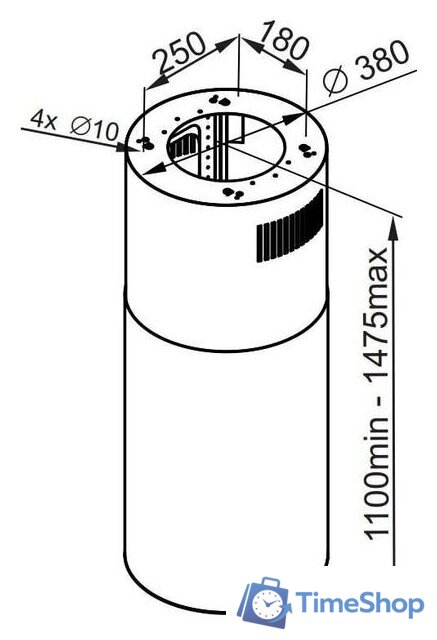 Кухонная вытяжка MAUNFELD Lee Isla 39 (медный) - Изображение №13 — Интернет-магазин Time-Shop