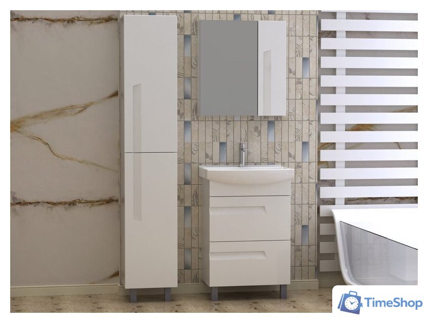  АВН Шкаф с зеркалом Ливорно 60 33.15 - Изображение №5 — Интернет-магазин Time-Shop