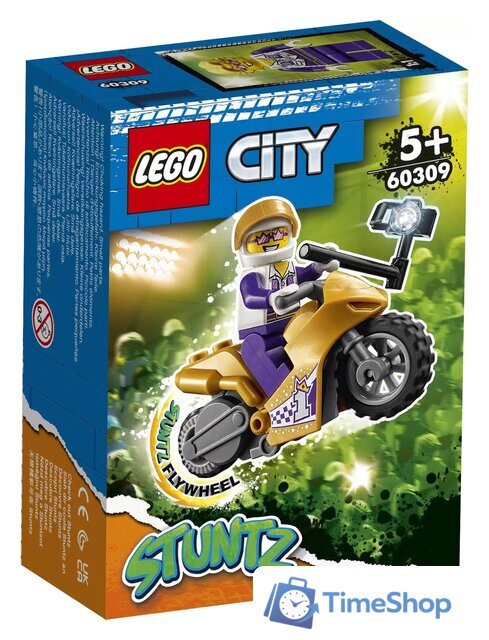 Конструктор LEGO City 60309 Трюковый мотоцикл с экшн-камерой - Изображение №1 — Интернет-магазин Time-Shop