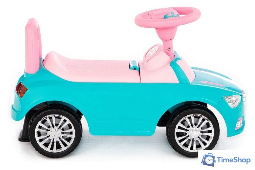 Каталка Полесье SuperCar №2 84576 (бирюзовый) - Изображение №3 — Интернет-магазин Time-Shop