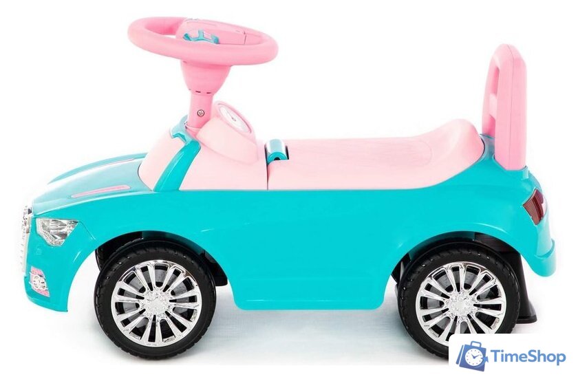 Каталка Полесье SuperCar №2 84576 (бирюзовый) - Изображение №6 — Интернет-магазин Time-Shop