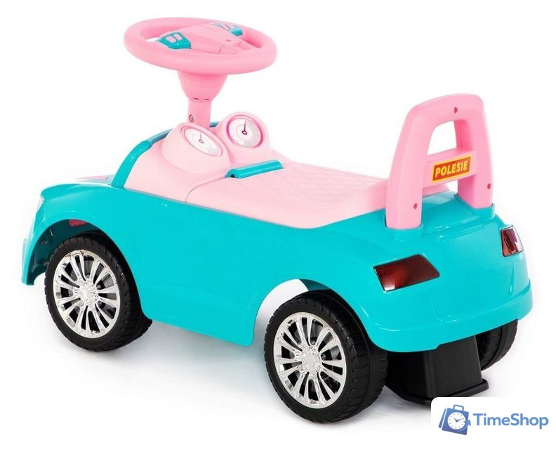 Каталка Полесье SuperCar №2 84576 (бирюзовый) - Изображение №5 — Интернет-магазин Time-Shop