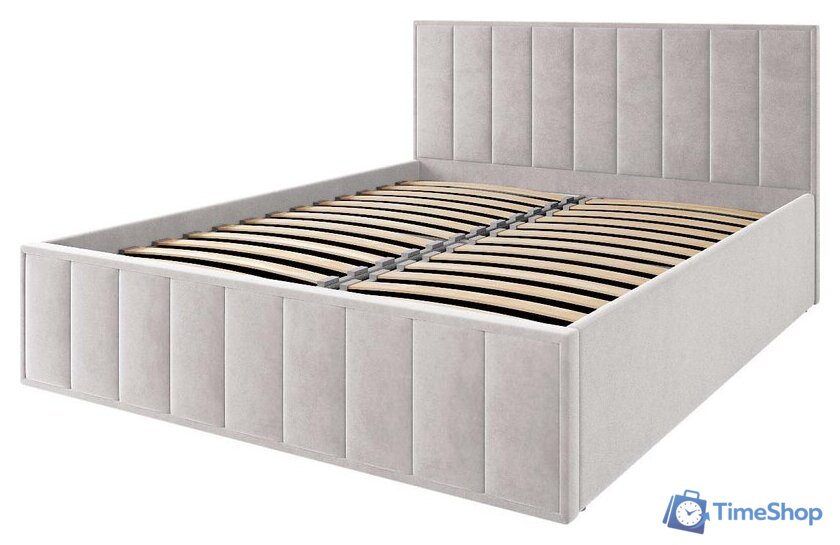 Кровать ДСВ Лана 1.6 с ПМ 160x200 (бежевый софт) - Изображение №2 — Интернет-магазин Time-Shop