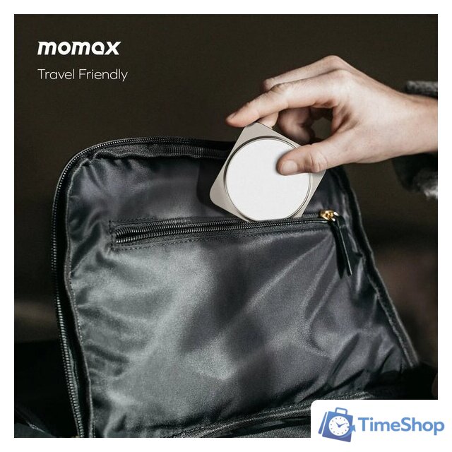 Беспроводное зарядное Momax Q2.Mag 3-in-1 UD31L (титановый) - Изображение №10 — Интернет-магазин Time-Shop