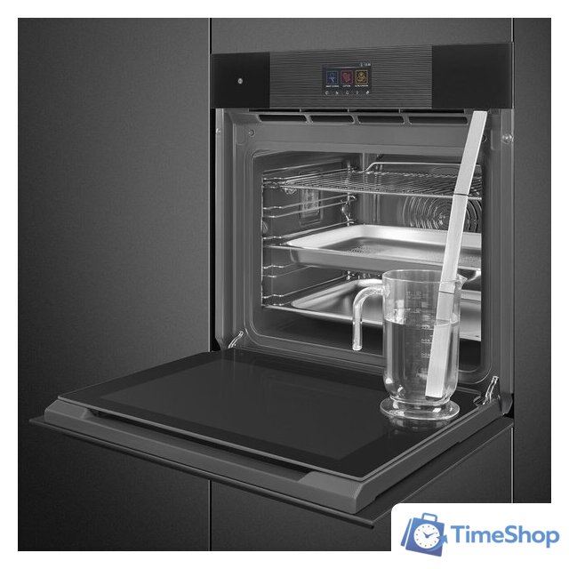 Электрический духовой шкаф Smeg Linea Aesthetic SO6104S4PB3 - Изображение №3 — Интернет-магазин Time-Shop