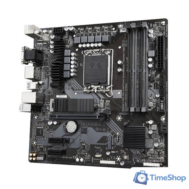 Материнская плата Gigabyte B760M DS3H DDR4 (rev. 1.0) - Изображение №3 — Интернет-магазин Time-Shop