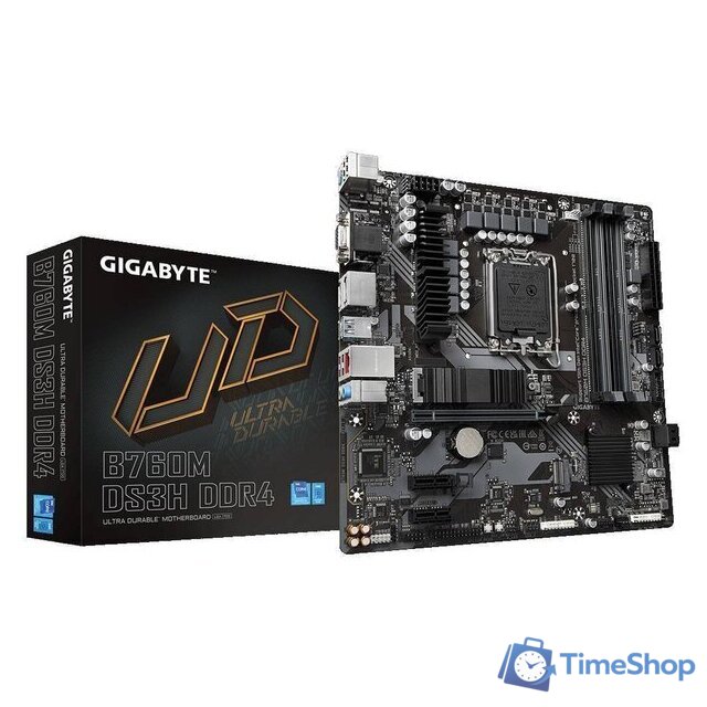 Материнская плата Gigabyte B760M DS3H DDR4 (rev. 1.0) - Изображение №6 — Интернет-магазин Time-Shop
