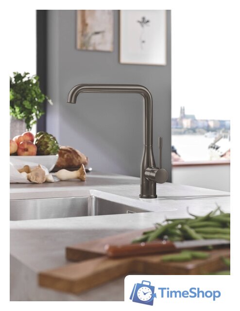 Смеситель Grohe Essence 30269AL0 (темный графит матовый) - Изображение №2 — Интернет-магазин Time-Shop