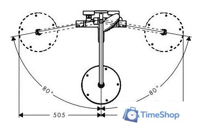 Душевая система  Hansgrohe Raindance Select 240 Showerpipe (27117000) - Изображение №3 — Интернет-магазин Time-Shop