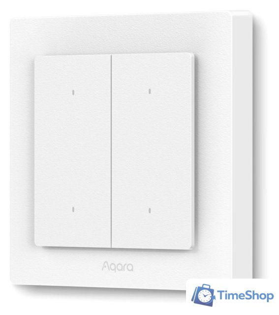 Выключатель Aqara Light Switch H2 EU WS-K08D 2 клавиши (белый) - Изображение №1 — Интернет-магазин Time-Shop