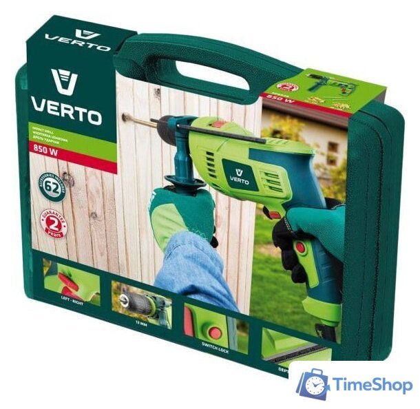 Ударная дрель Verto 50G528 - Изображение №6 — Интернет-магазин Time-Shop