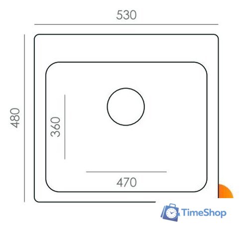 Кухонная мойка Quartz Bond 530 (лен) - Изображение №3 — Интернет-магазин Time-Shop