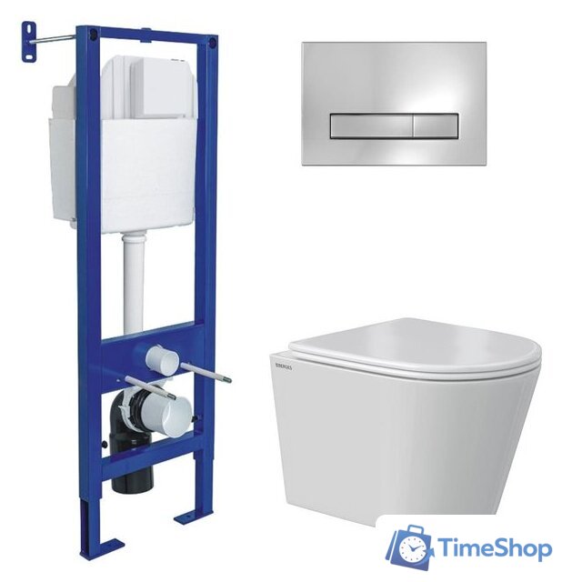 Унитаз подвесной Berges Wasserhaus Vita Rimless 043381 (с сиденьем) - Изображение №1 — Интернет-магазин Time-Shop
