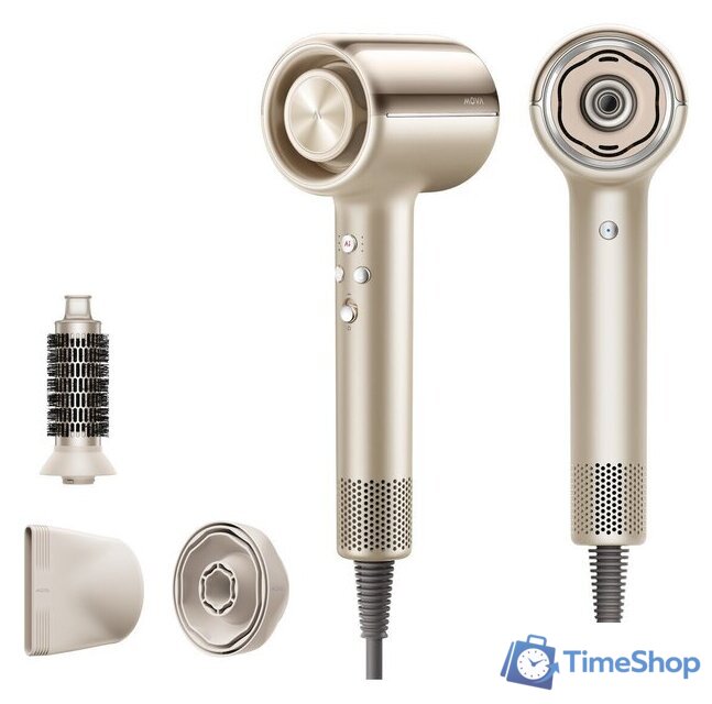 Фен Mova Shine 20 (gold) - Изображение №1 — Интернет-магазин Time-Shop