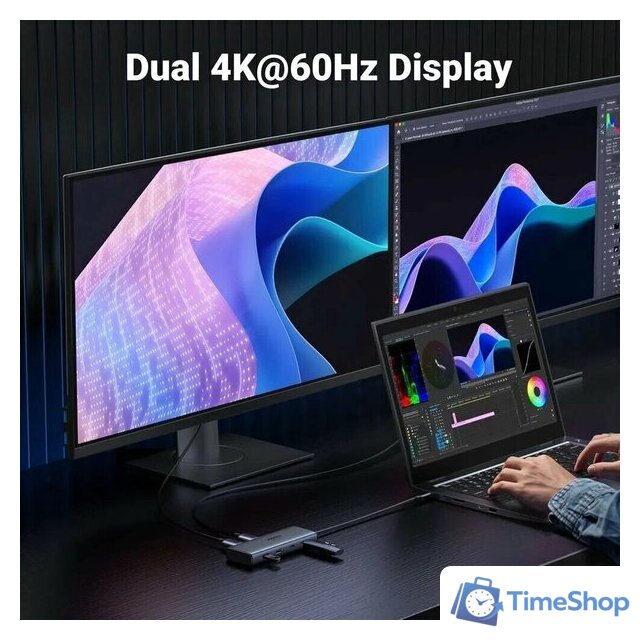 Док-станция Ugreen CM498 45379 - Изображение №2 — Интернет-магазин Time-Shop