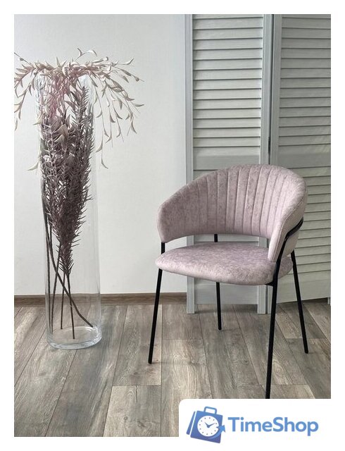 Стул M-City Гемма 688M05705 (Rain 10 Lavanda/черный) - Изображение №2 — Интернет-магазин Time-Shop