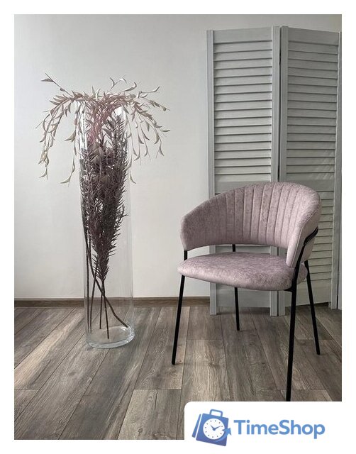 Стул M-City Гемма 688M05705 (Rain 10 Lavanda/черный) - Изображение №4 — Интернет-магазин Time-Shop