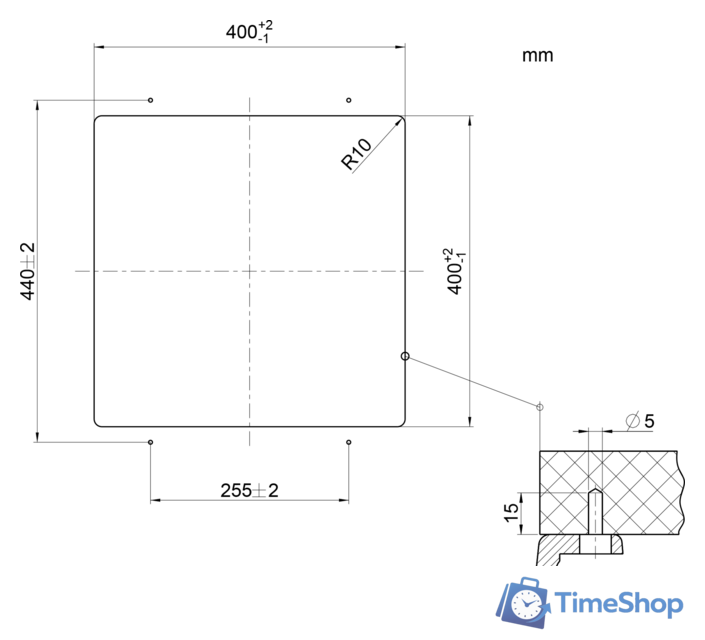 Кухонная мойка Blanco Rotan 400-U 526097 (черный) - Изображение №6 — Интернет-магазин Time-Shop