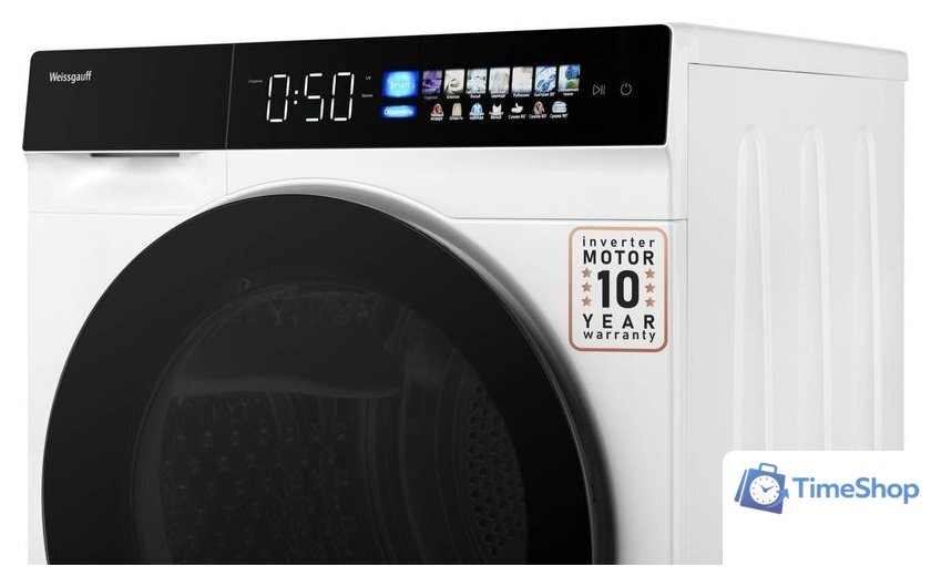 Сушильная машина Weissgauff WD 999 Heat Pump Full Touch - Изображение №6 — Интернет-магазин Time-Shop