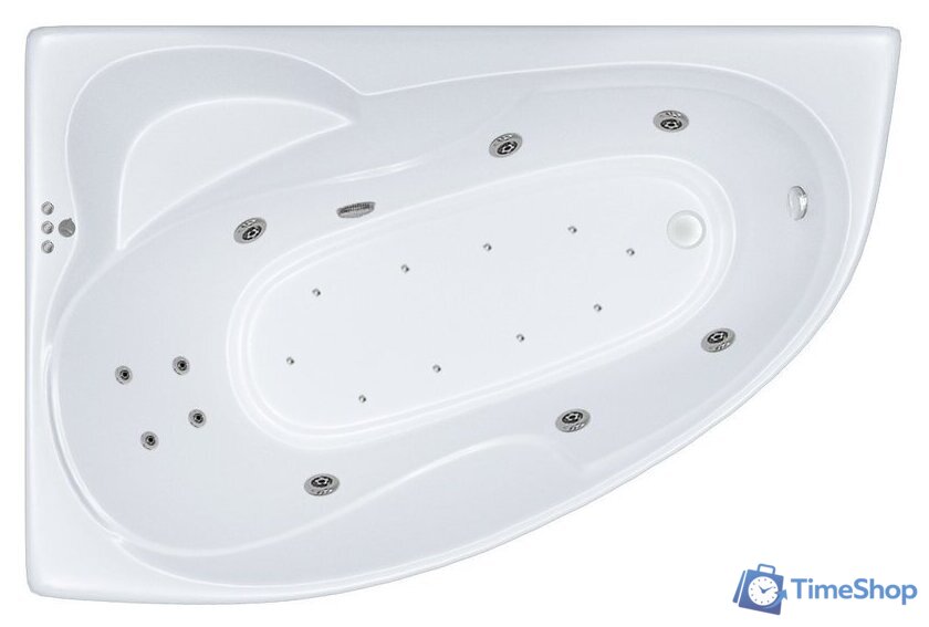 Ванна Triton Николь 160x100 R Люкс Flat (с гидромассажем) - Изображение №1 — Интернет-магазин Time-Shop